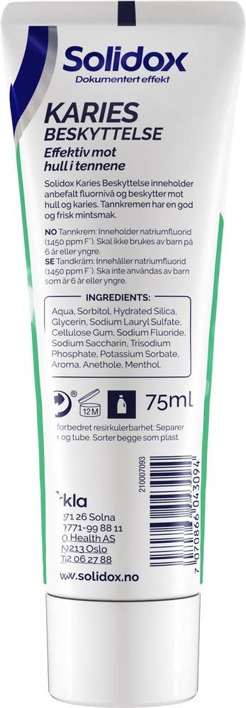 Solidox Kariesbeskyttelse
