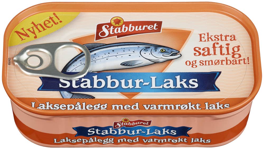Stabbur-Laks Laksepålegg med varmrøkt laks, 90 g