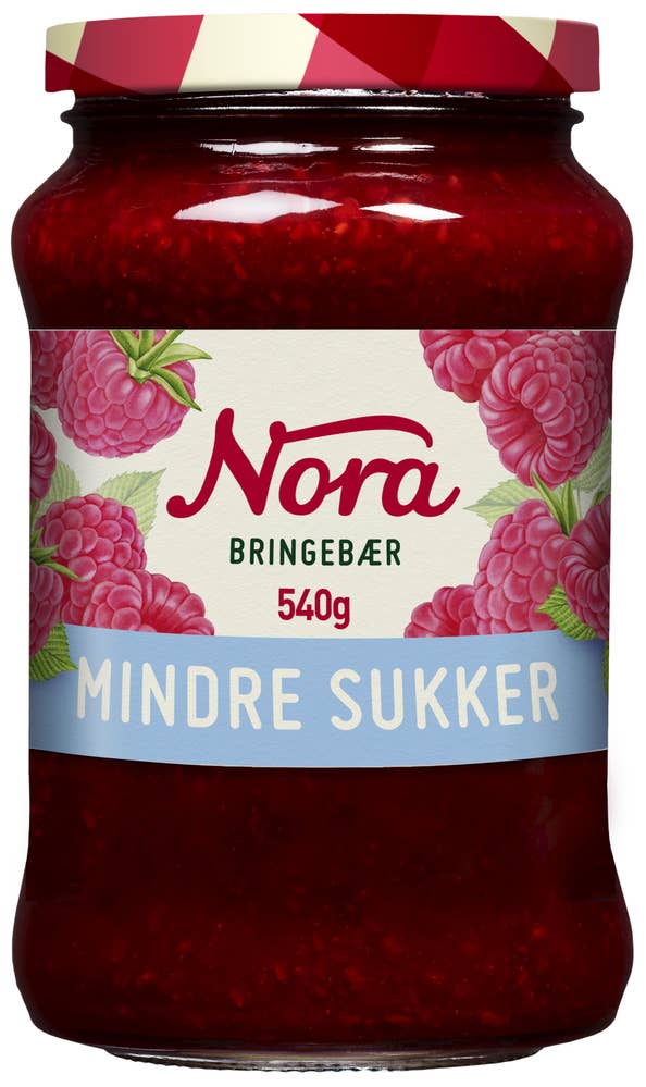 NORA Bringebærsyltetøy Lett