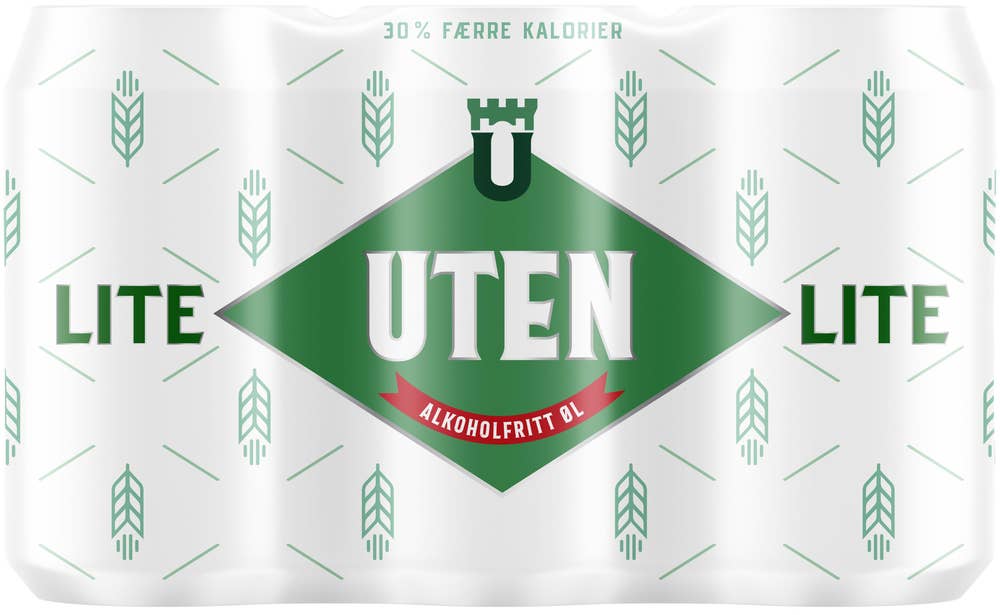 Aass Bryggeri Aass UTEN Lite 6 x 0,33 l