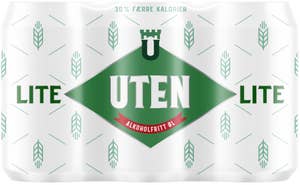 Aass Bryggeri Aass UTEN Lite 6 x 0,33 l
