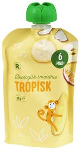 R Økologisk smoothie tropisk Fra 6 mnd