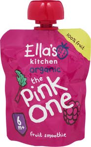 Ella's Kitchen The Pink One Fra 6 mnd, økologisk fruktsmoothie
