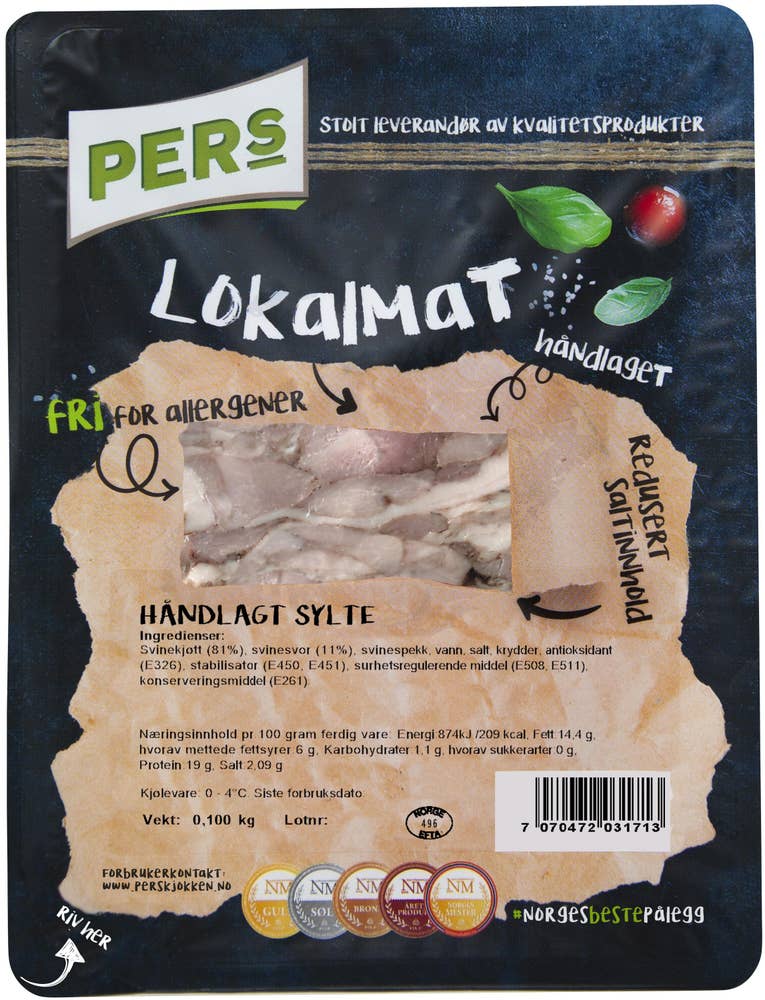 Håndlagt sylte i Skiver