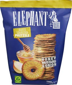 Elephant Honey & mustard pretzels