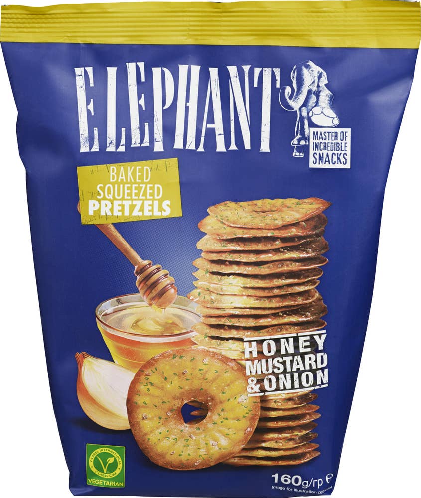 Elephant Honey & mustard pretzels