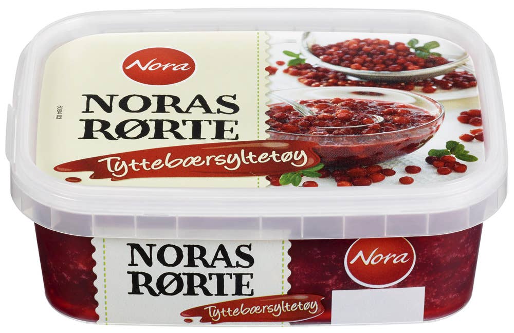 NORA Tyttebærsyltetøy Rørte, frosset