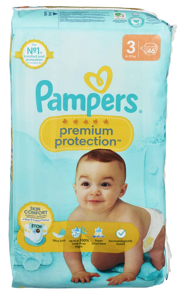 Pampers Bleie Premium Protection Str. 3, 6-10kg