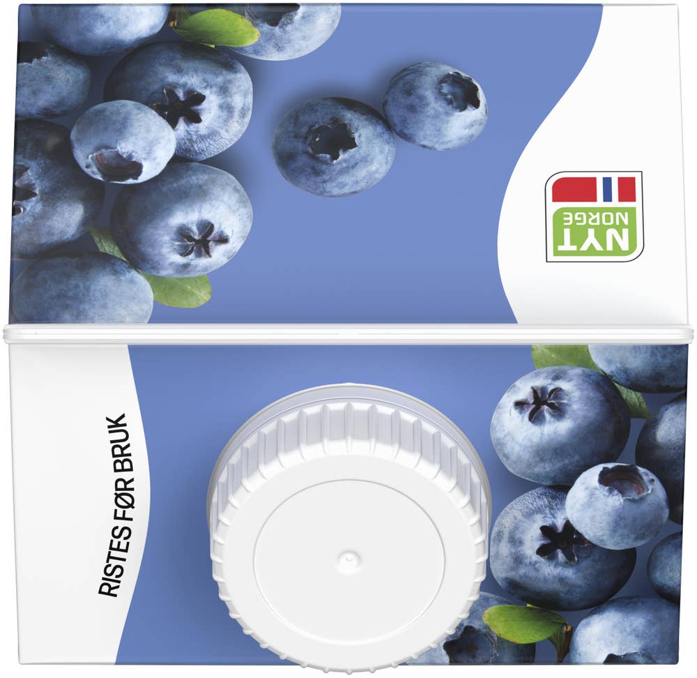 TINE Biola® yoghurtdrikk blåbær Uten Tilsatt Sukker