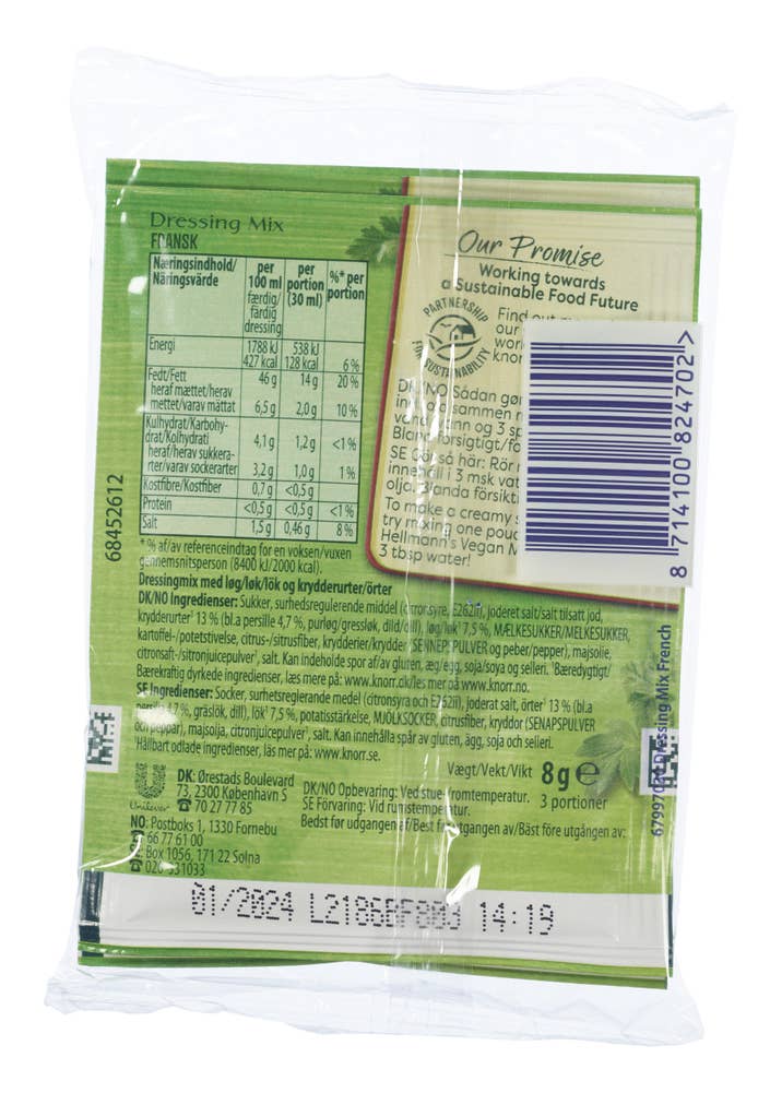 Knorr Fransk dressingmix