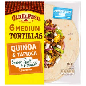 Old El Paso Tortilla Quinoa & Tapioca Medium