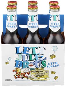 Ringnes Hamar Lett julebrus 6 x 0,33L