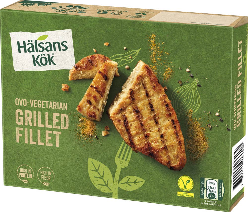 Hälsans Kök Ovo-vegetarian Grilled Fillets
