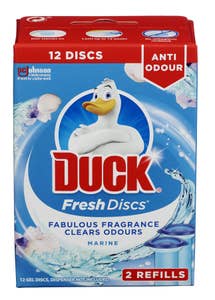 Duck Fresh Discs toalettrengjøring Marine, med 2 refill