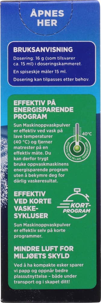 Sun Maskinoppvaskpulver