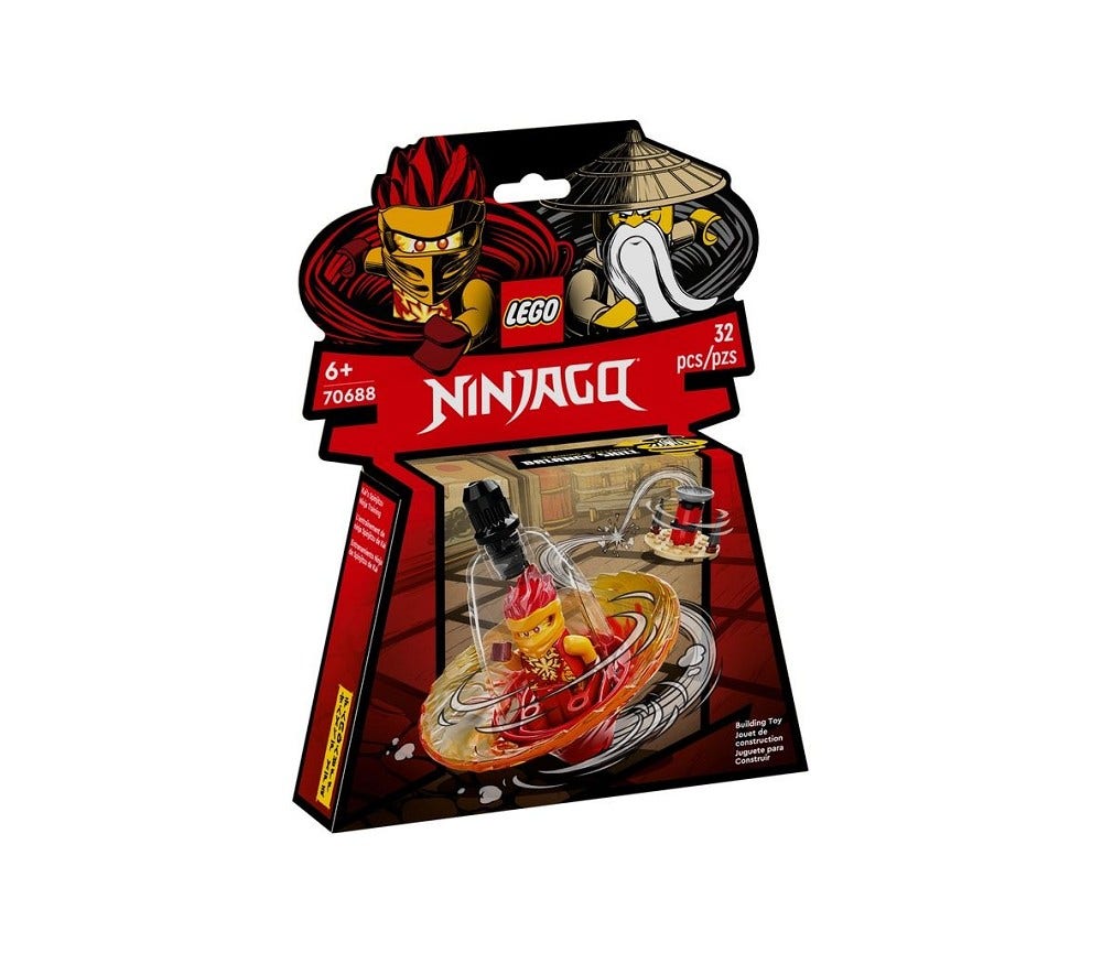 Sprell LEGO Ninjago Kais Spinjitzu-ninjaopplæring