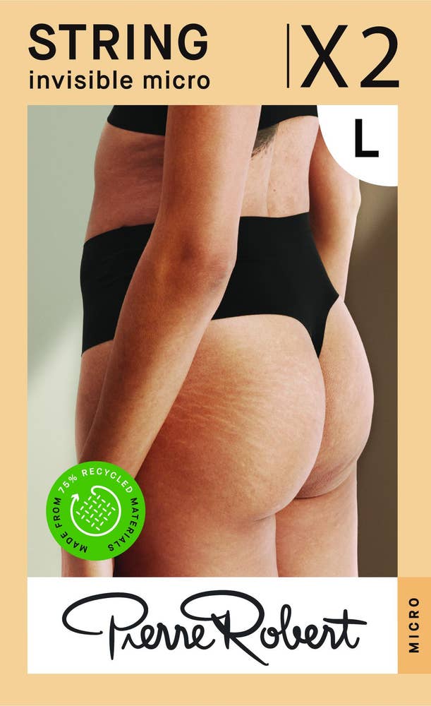 Pierre Robert String Mikro Sort, str. L