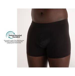 Inntil Sportsbokser Sort, str. XL