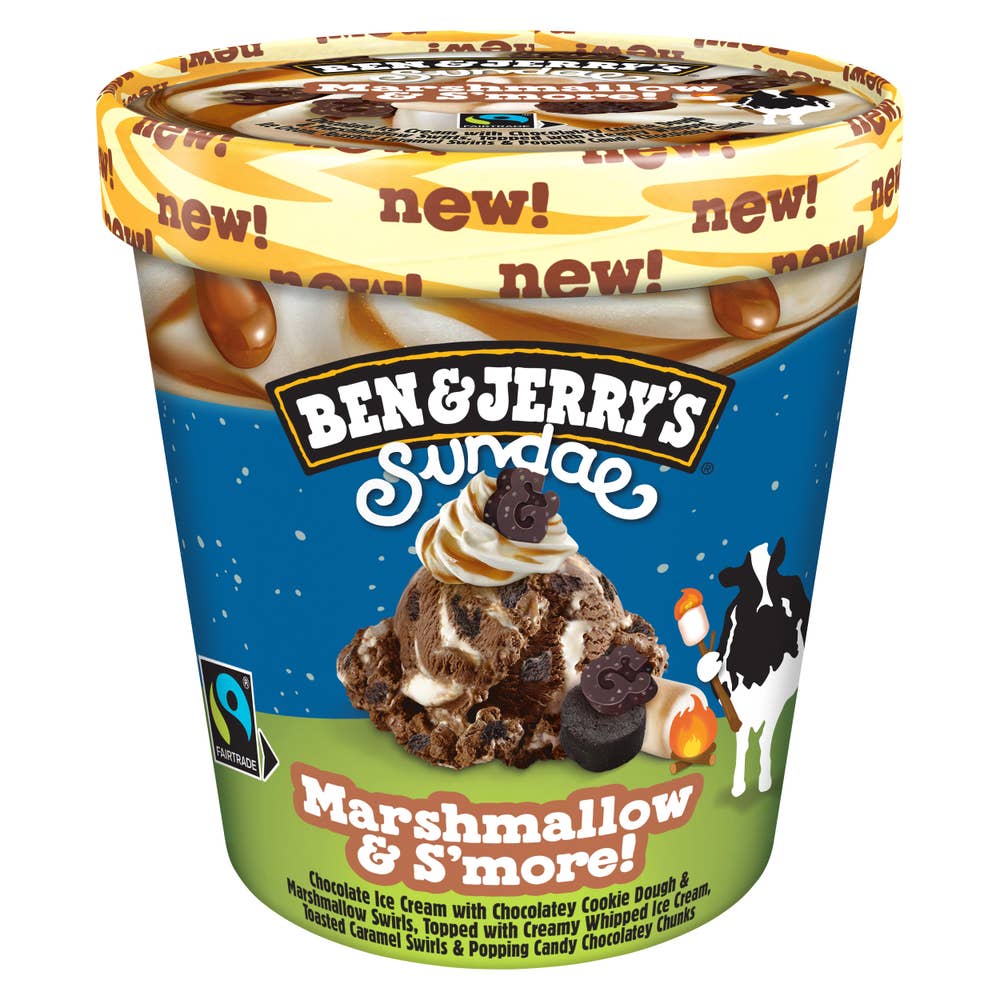 Ben & Jerry's Marshmallow & S`more!