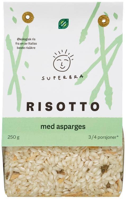 Superbra Risotto Med asparges