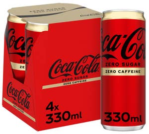 Coca-Cola Zero Sugar Zero Caffeine 4 x 0,33L