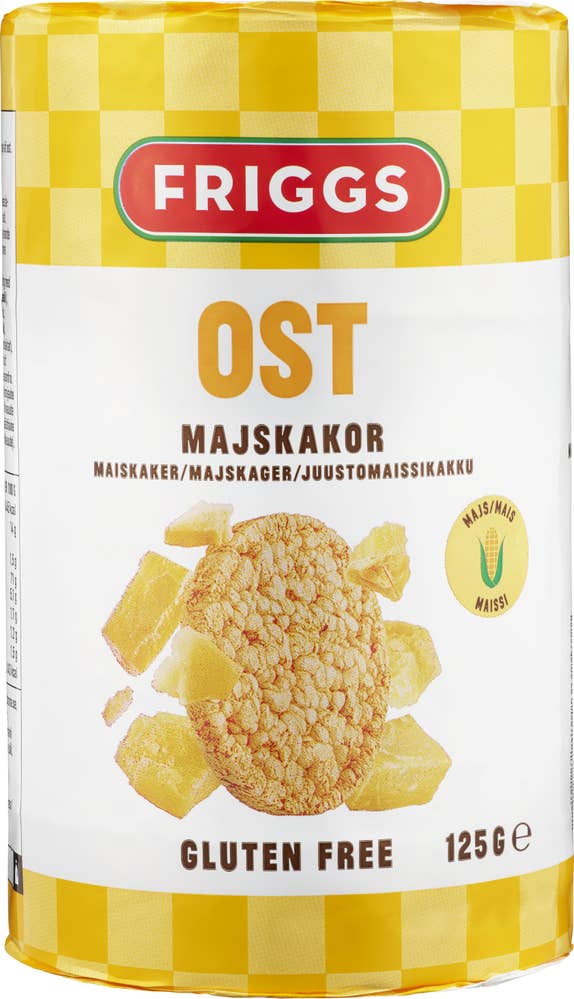 Friggs Maiskaker med ostesmak