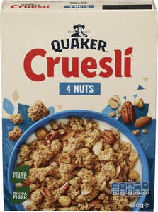 Quaker Cruesli 4 Nuts Granola