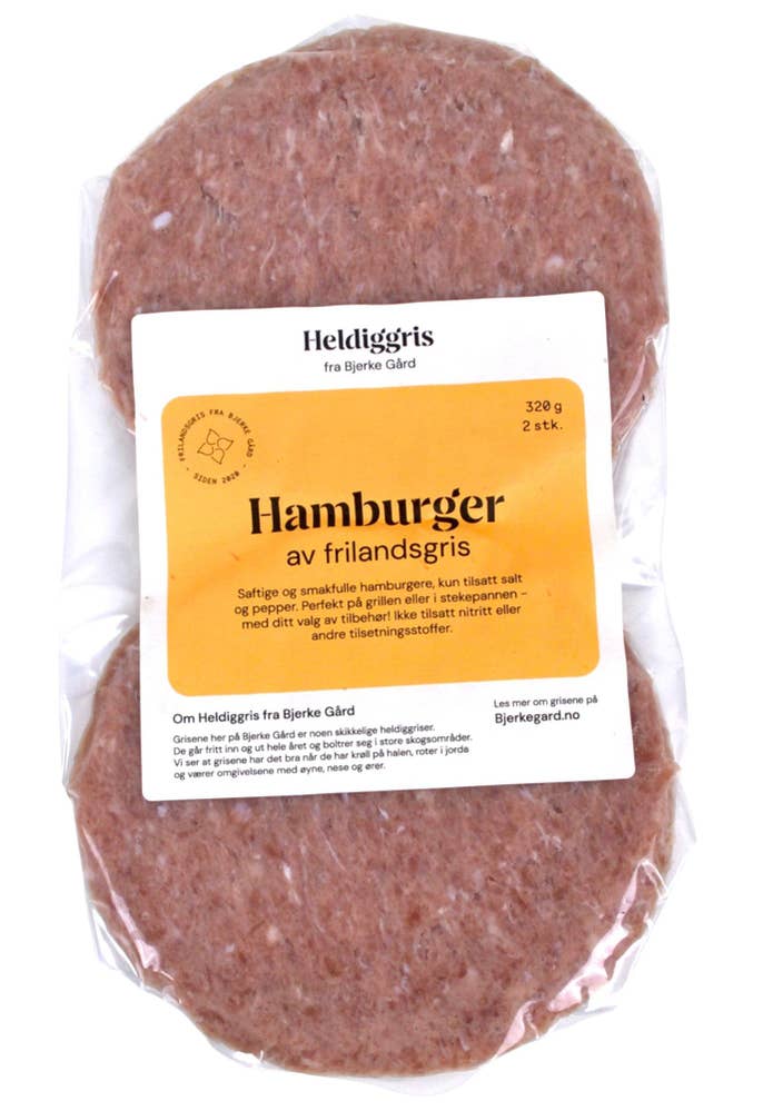Heldiggris Hamburger Frilandsgris 2 stk