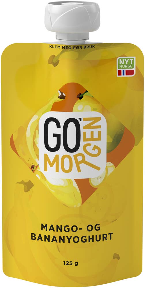 TINE Go'morgen Mango- og Bananyoghurt Porsjonspose