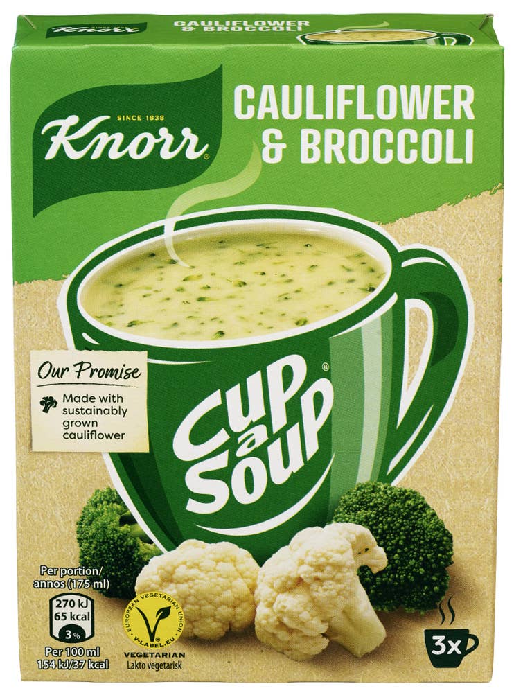 Blomkål & Brokkolisuppe Cup a Soup