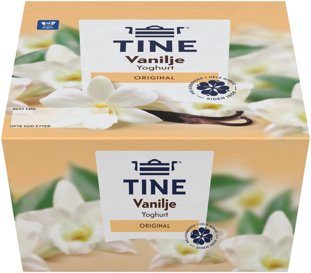 TINE Yoghurt vanilje 4x150g