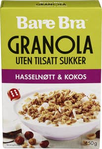 Bare Bra Granola Hasselnøtt og Kokos