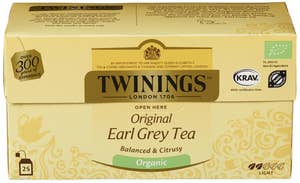 Twinings Earl Grey Økologisk 25 poser