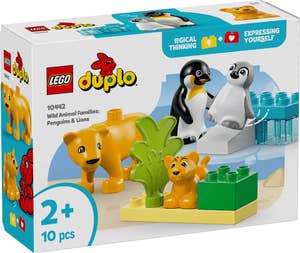 LEGO LEGO® DUPLO® Town Villdyrfamilier: Pingviner og løver