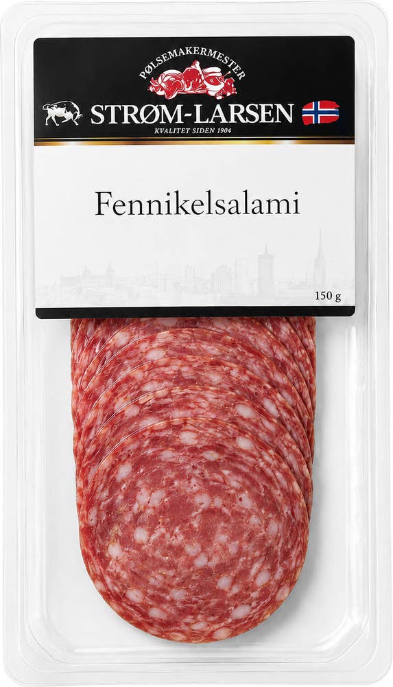 Strøm-Larsen Fennikelsalami skivet