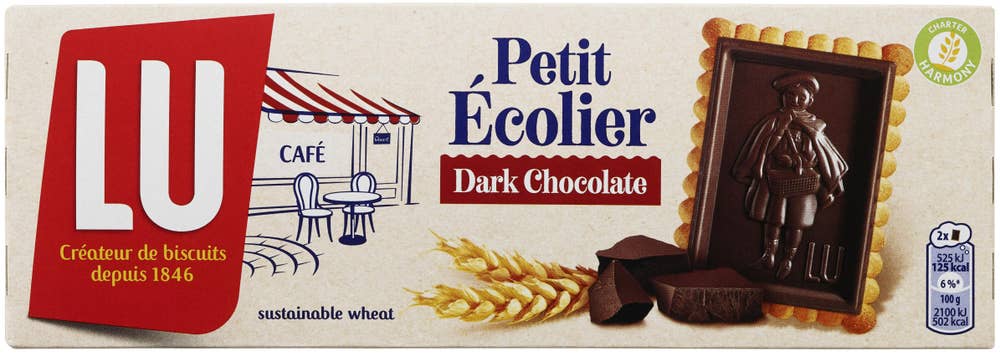 LU Kjeks Petit Écolier Dark Med mørk sjokolade