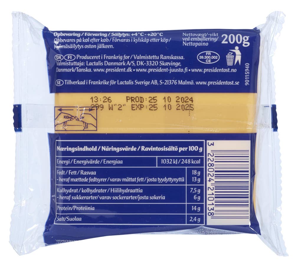 President Burgerost Cheddar