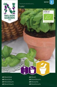 Nelson Garden Basilikum Loki Økologisk