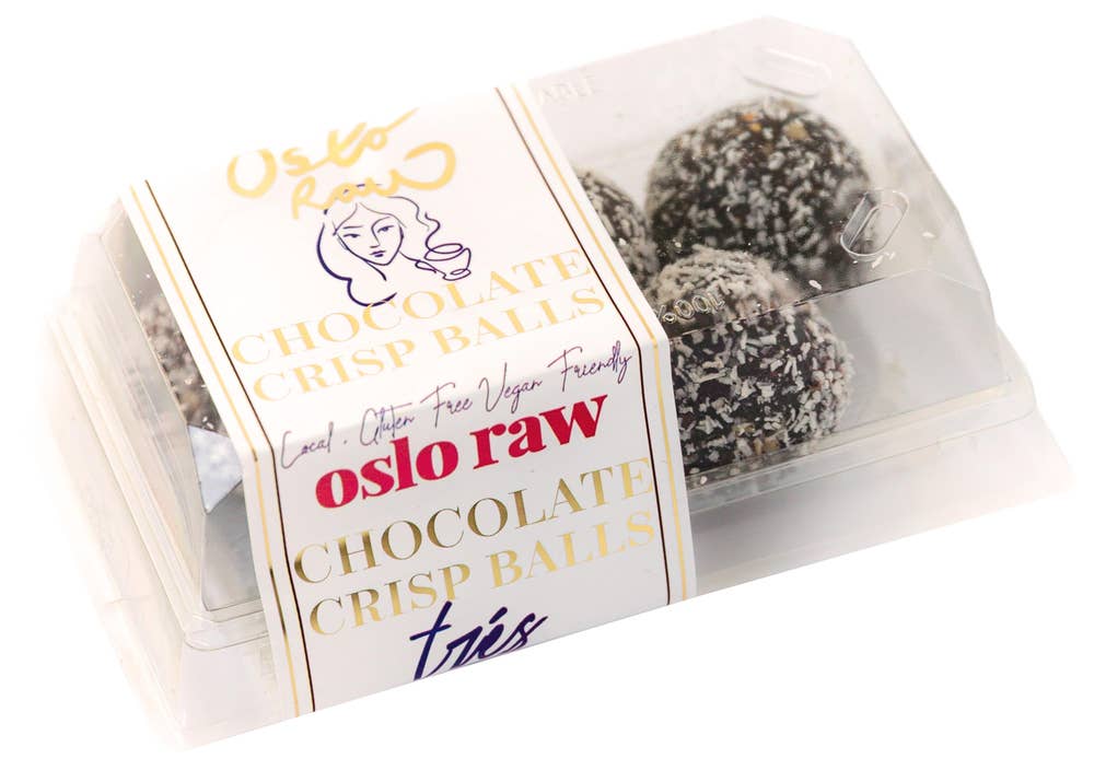 Oslo Raw Chocolate Crisp Balls 5stk