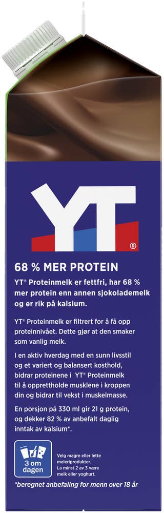 TINE YT proteinmelk Kakao