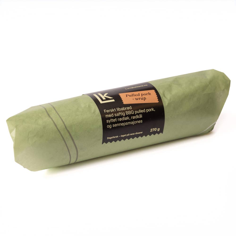 Kreativ Catering Wrap med pulled pork