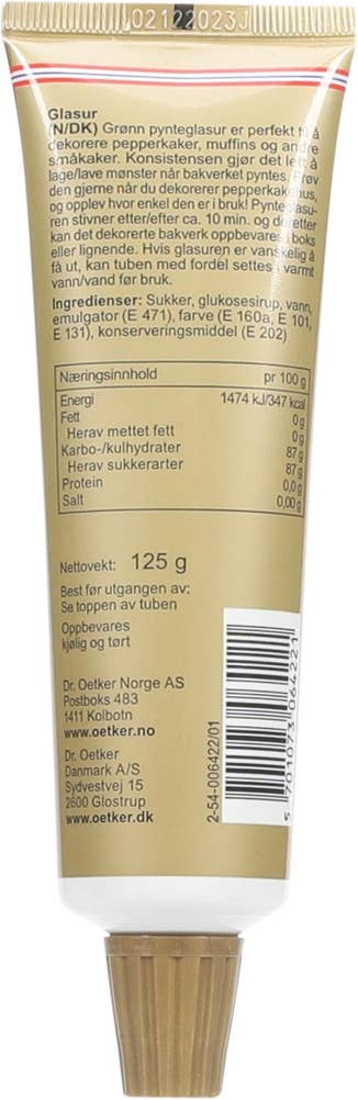 Dr Oetker Pynteglasur Grønn