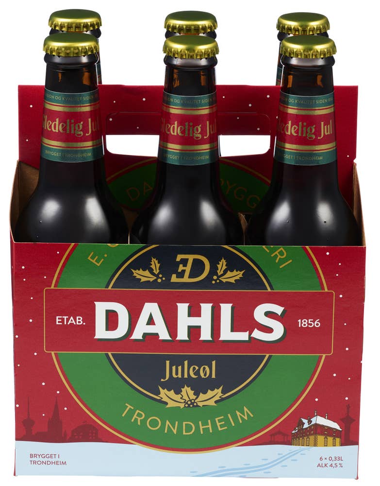 Dahls Juleøl 6 x 0,33l