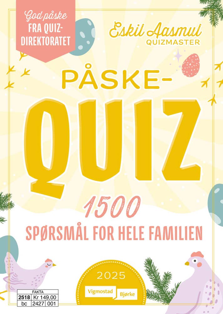 Bladcentralen Påskequiz - 1500 spørsmål for hele familien