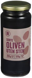 R Sorte oliven Uten sten
