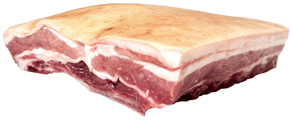Heldiggris Tynnribbe av Frilandsgris u/skåret svor
