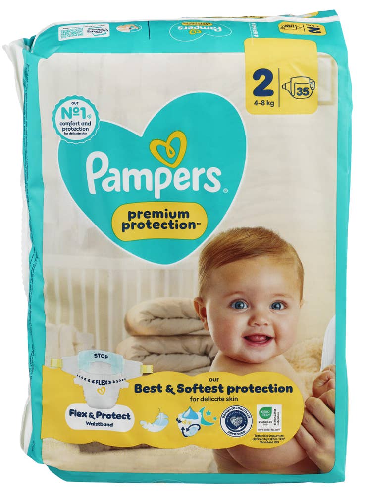 Pampers Bleie Premium Protection New Baby Str. 2, 4-8 kg