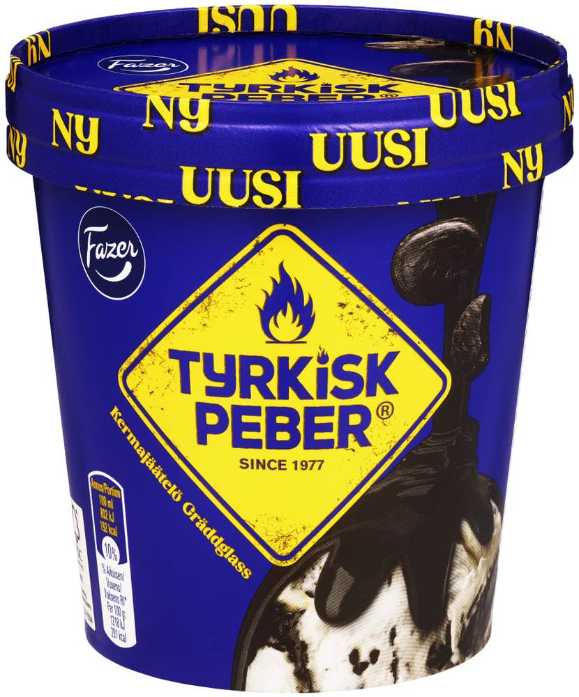 Tyrkisk Peber fløteis