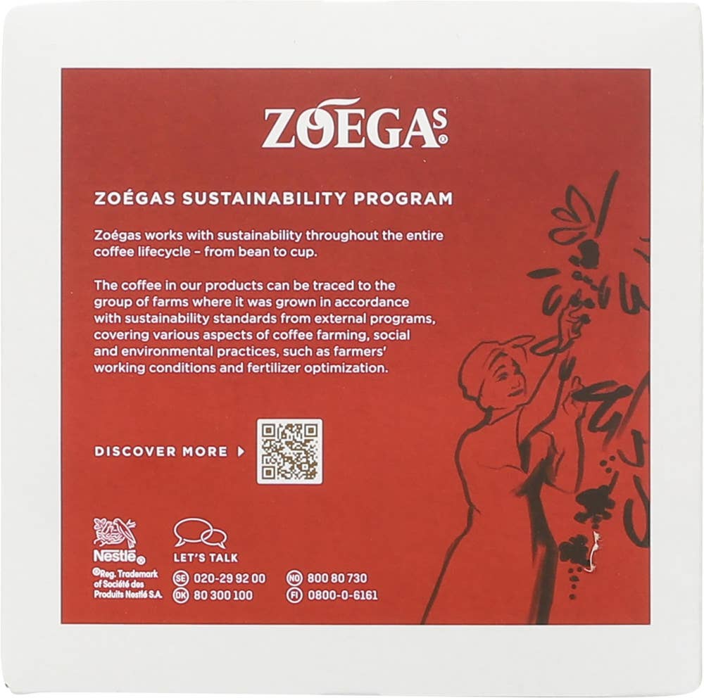 Nescafé Dolce Gusto Zoégas Mollbergs 16 kapsler, intensitet 7