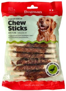 Dogman Tyggesticks med and 25 stk, 12 cm